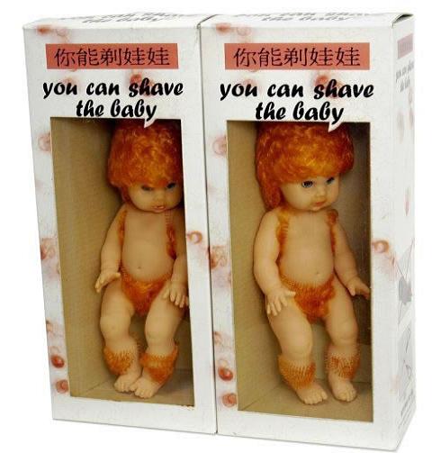 Clean Funny Pictures Shave doll