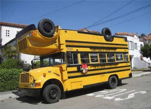 Car Funny Pictures SchoolBus