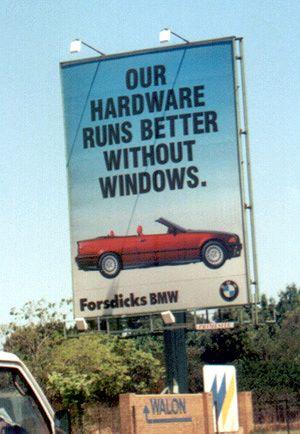 Car Funny Pictures Our hardware runs better without windows