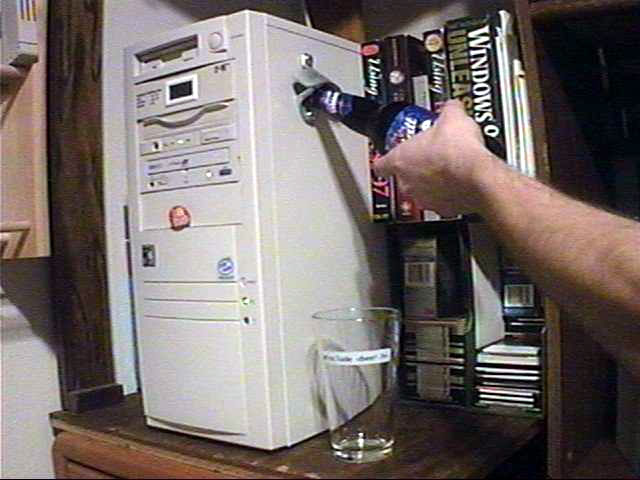 Computer Funny Pictures Plug and Drink Device