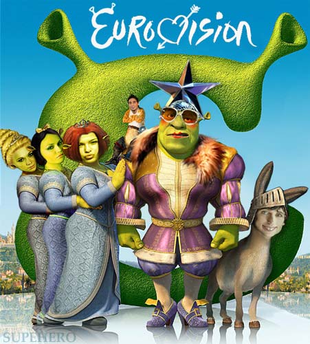 Clean Funny Pictures Shrek3:-With Love from Eurovision2007