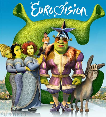 Clean Funny Pictures Shrek3:-With Love from Eurovision2007