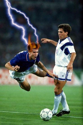 Sport Funny Pictures The magic soccer