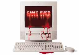 Computer Funny Pictures Game over