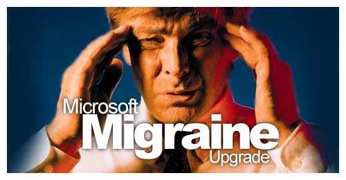 Computer Funny Pictures Microsoft Migraine upgrade