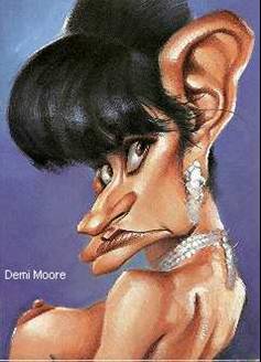 Celebrity Funny Pictures Demi Moore