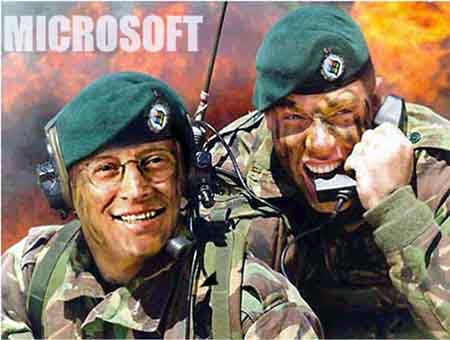 Computer Funny Pictures Microsoft Soldiers