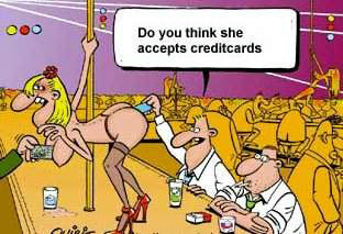 Cartoon Funny Pictures Do you think she accepts credit cards?